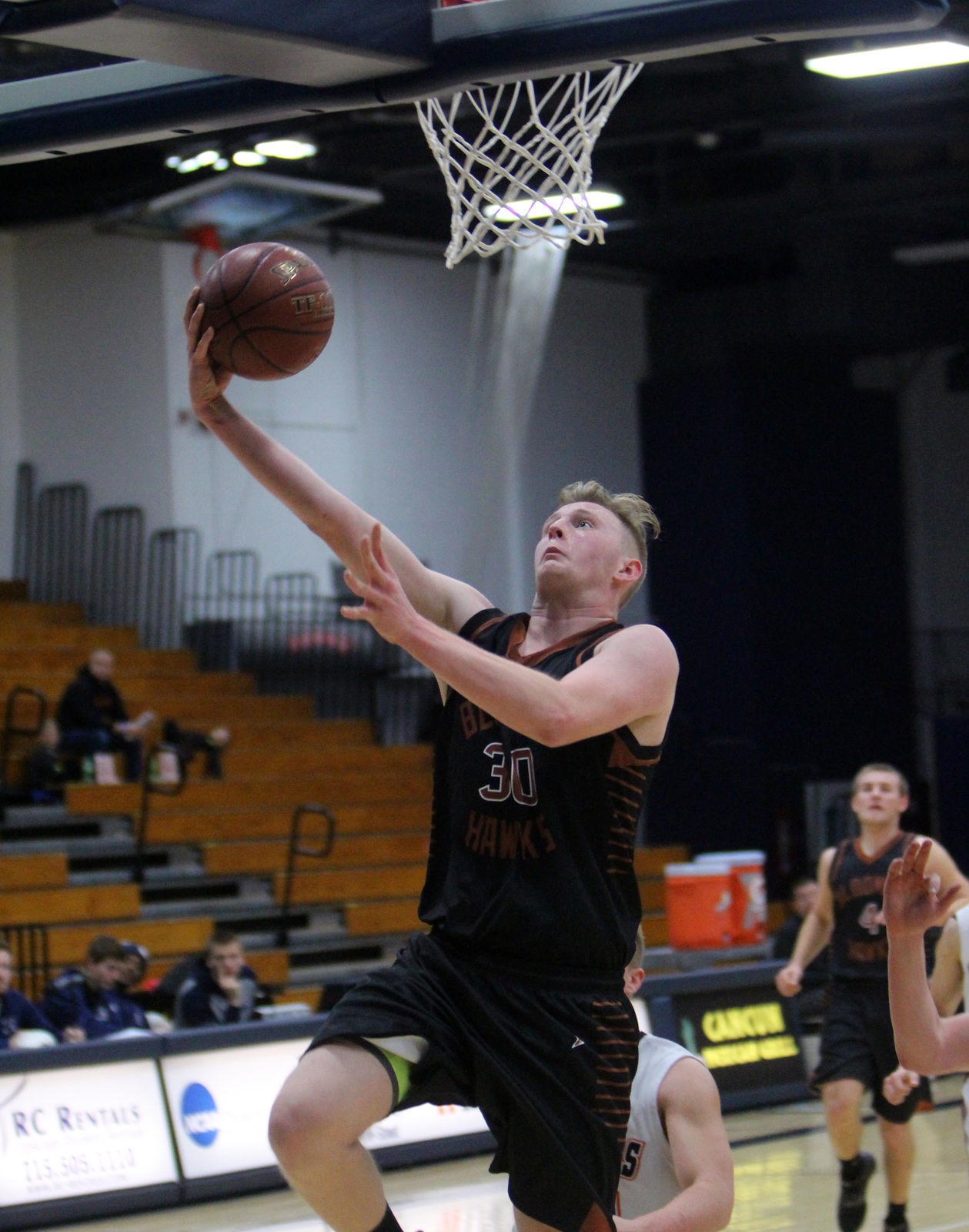 Bloomer boys basketball vs Stanley-Boyd at UW-Stout 12-1-18